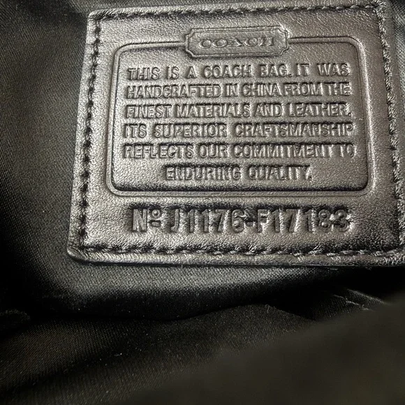 Coach Black Brooke Sateen Signature
Charm Shoulder Bag - Picture 11 of 11